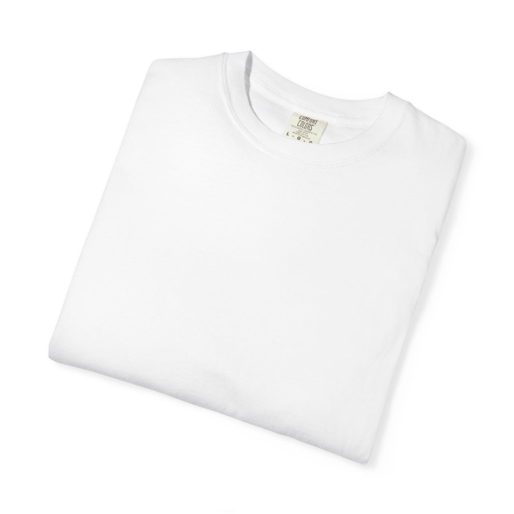 Namaku Sapaadu Than Mukiyam white T-shirt with Tamil pop-art back print